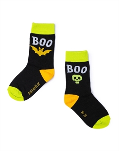 Носки с рисунком черные Button blue