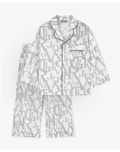 Пижама для мальчика текстильная серая Gulliver