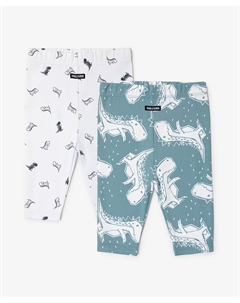 Ползунки с открытыми ножками комплект из 2-х штук мультицвет для мальчика Gulliver Gulliver baby