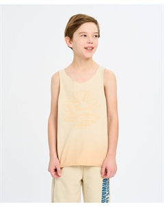 Майка для мальчика с принтом и градиентом мультицвет Button blue