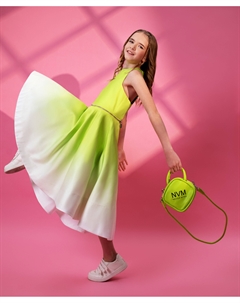 Платье с градиентным переходом мультицвет для девочки Gulliver