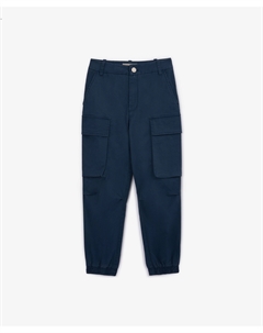 Джоггеры с карго-карманами синие Select Gulliver