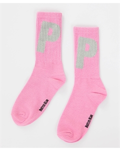 Носки высокие розовые для девочки Button blue