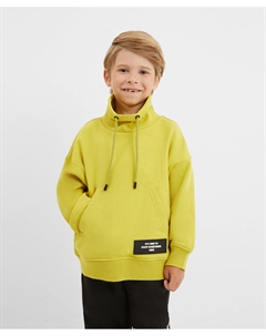 Худи из футера горчичное для мальчика Gulliver