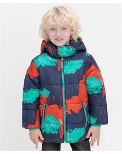 Куртка зимняя с капюшоном Button blue