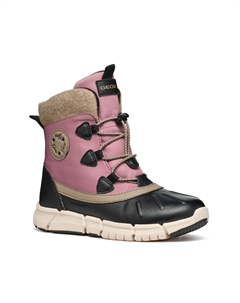 Сапоги утепленные Flexyper розовые Geox