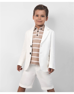 Шорты льняные молочные Select Gulliver