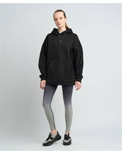 Толстовка с капюшоном для женщины черная Jumkey