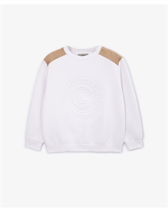 Свитшот трикотажный белый Select Gulliver