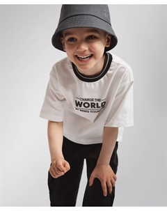 Панама из плащовки серая для мальчика Select Gulliver