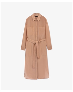 Туника прямой свободной формы бежевая Glvr