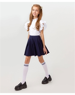 Юбка темно-синяя Button blue