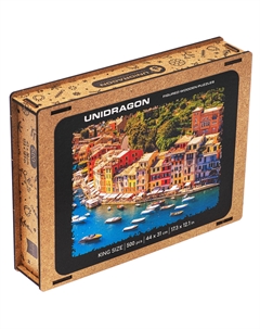 Деревянный пазл Итальянская Ривьера 500 деталей Unidragon