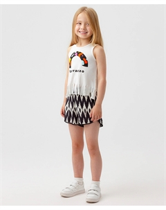 Шорты черно-белые Button blue