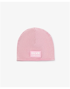 Шапка для девочки трикотажная розовая Gulliver