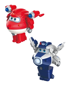 Супер Крылья Набор из 2х мини-трансформеров Джетт и Пол Super wings