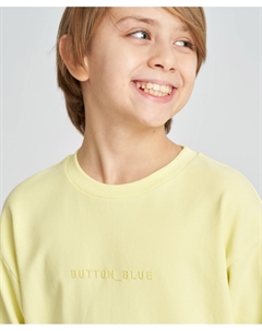 Свитшот базовый детский желтый Button blue