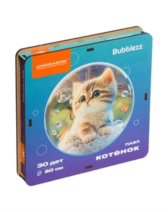 Деревянный пазл Bubblezz Котенок 30 деталей Unidragon