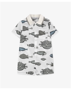 Песочник для мальчика из текстиля с принтом мультицвет Gulliver Gulliver baby