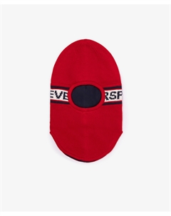 Шапка-шлем вязаная красная для девочки Gulliver