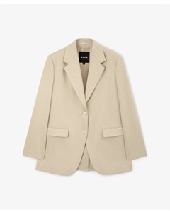 Жакет из трикотажного полотна с легкой текстурой бежевый Glvr