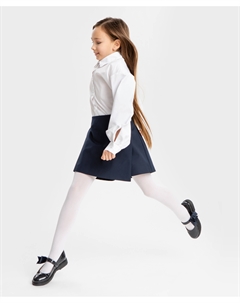 Юбка-шорты классическая синяя Button blue