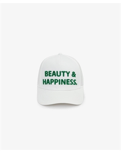 Бейсболка с принтом белая для девочек Gulliver