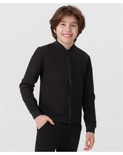 Толстовка на молнии черная Button blue