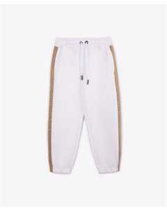 Брюки спортивные с замшевыми лампасами белые Select Gulliver