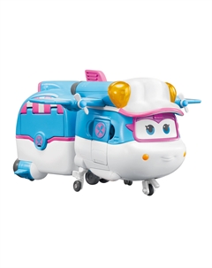 Супер Крылья Трансформер Лайм с прицепом Super wings