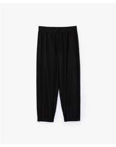 Брюки-джоггеры из поплина черные Glvr