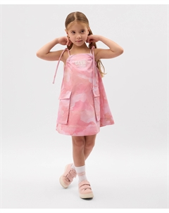 Сарафан с открытой спинкой детский розовый Gulliver