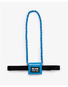 Сумка лаковая мини формата синяя для девочки Gulliver