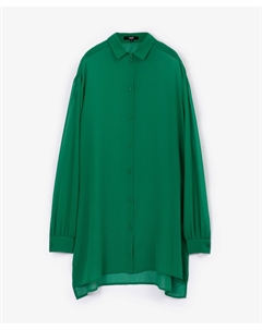 Блузка полупрозрачная зеленая Glvr