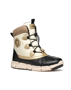 Сапоги утепленные Flexyper белые Geox