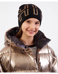 Шапка вязаная черная Gulliver