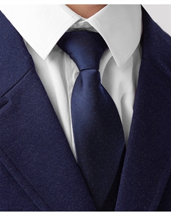 Галстук на резинке с фиксатором для мальчика синий Button blue