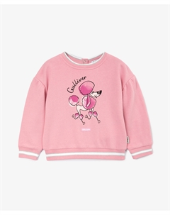 Свитшот с принтом розовый для девочки Gulliver Gulliver baby