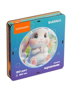 Деревянный пазл Bubblezz Кролик 30 деталей Unidragon