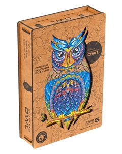 Фигурный пазл Чарующая сова S Unidragon