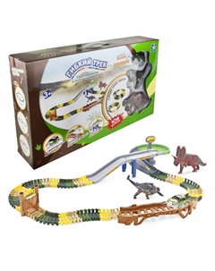 Гибкий трек Динопарк 108 деталей 1toy