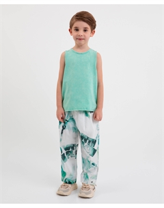 Брюки тонкие текстильные с рисунком мультицвет для мальчика Gulliver