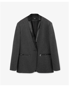 Пиджак оверсайз серый Glvr