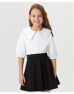 Блузка на пуговицах белая Button blue