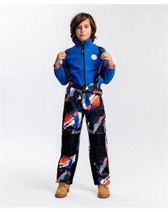 Брюки с флисовой подкладкой мультицвет Button blue