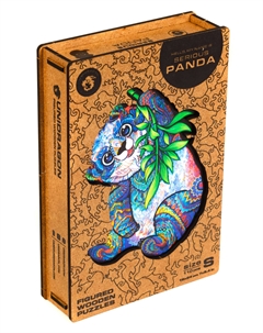 Фигурный пазл Серьезная панда S Unidragon