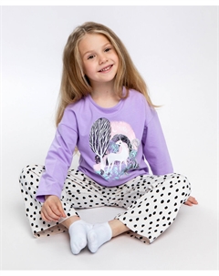 Пижама с принтом мультицвет Button blue