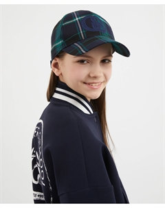 Бейсболка в клетку мультицвет для девочки Gulliver