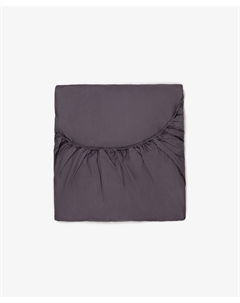 Простыня на резинке 140x200x30 см серая Gulliver