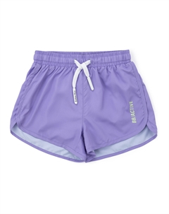 Шорты плавательные с принтом фиолетовые для девочки Button blue
